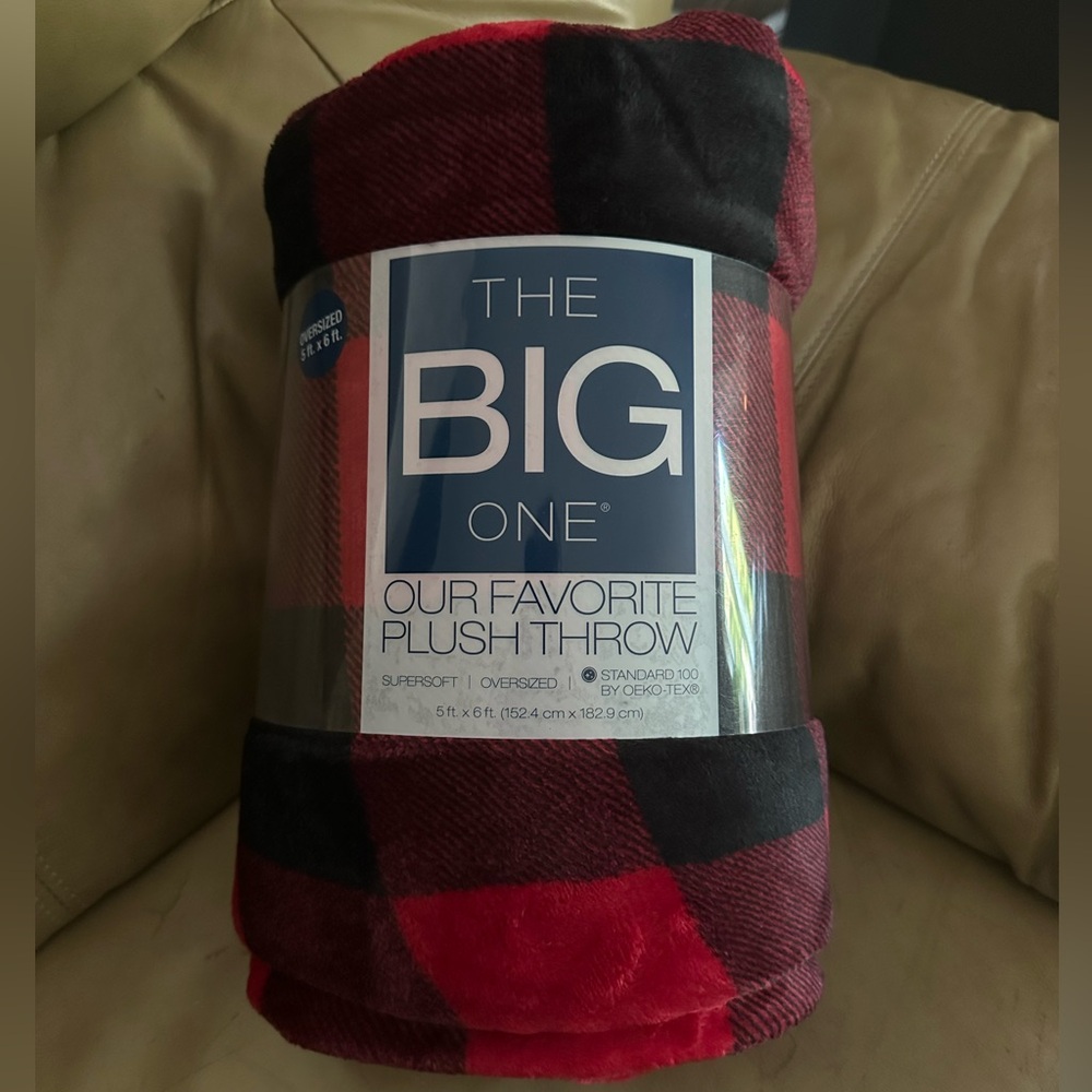 Buffalo plaid blanket